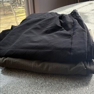 2 Pairs of Athleta Textured Brooklyn Joggers